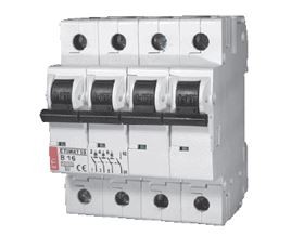 Eti Etimat10 Installatie Automaat 20A C-Kar 3-Fase+N 4-P 230 400V 002136717