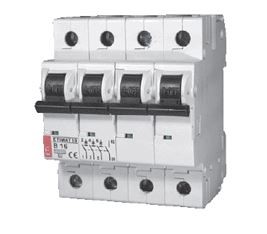 Eti Etimat10 Installatie Automaat 20A B-Kar 3-Fase+N 4-P 230 400V 002126717