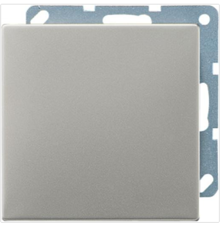 Jung LS990 Afdek Centraalpl Blindplaat LS994BWW Echt Wit Glans