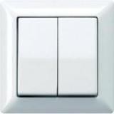 Jung As500 Afdekking Wipvlak Serie Dubbel Schakelaar As590-5Ww Echt Wi