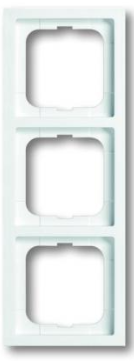 Busch-J Future Linear Afdekraam 3-V Glans Wit Ip20 1723-184K