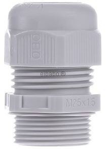 OBO V-TEC Wartel M25 Lichtgrijs 9/17mm Kunststof 2022868 V-TEC VM25 L
