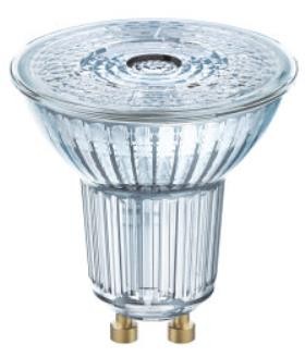 Osram Led Parathom Reflectorlamp MR16 GU10 4.6W-50W 827 350L 51mm Glas Dimbaar
