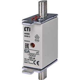 Mespatroon Zekering 63A NH000 4181212 500V ETI