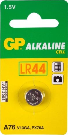 G.P Batterij Knoopcell Lr44 357 Alkaline 1.50V A76 Lr1154 V13Ga