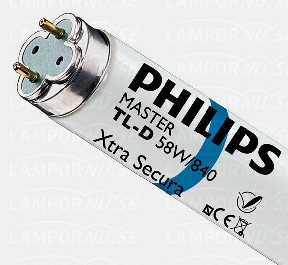 Philips TLD TL Buis TL8 58W 840 4000K G13 1500Mm Xtra Secura