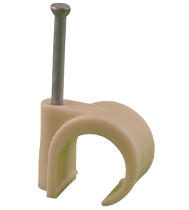 Mepac Snoerclip Spijkerclip 16-19Mm Crème DS100St en Prijs P/St 421325