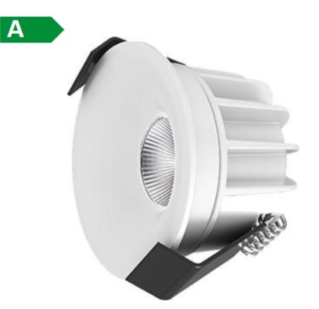 Interlight LED Camicro Inbouw spot 4W 230L 45gr Wit 2700K Dimbaar IP44