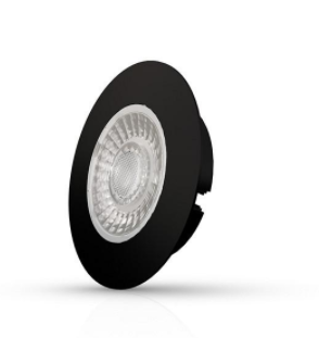 Interlight LED Cabiled dimbaar 4W 2700K Zwart IP44 ex. driver Uitbreid
