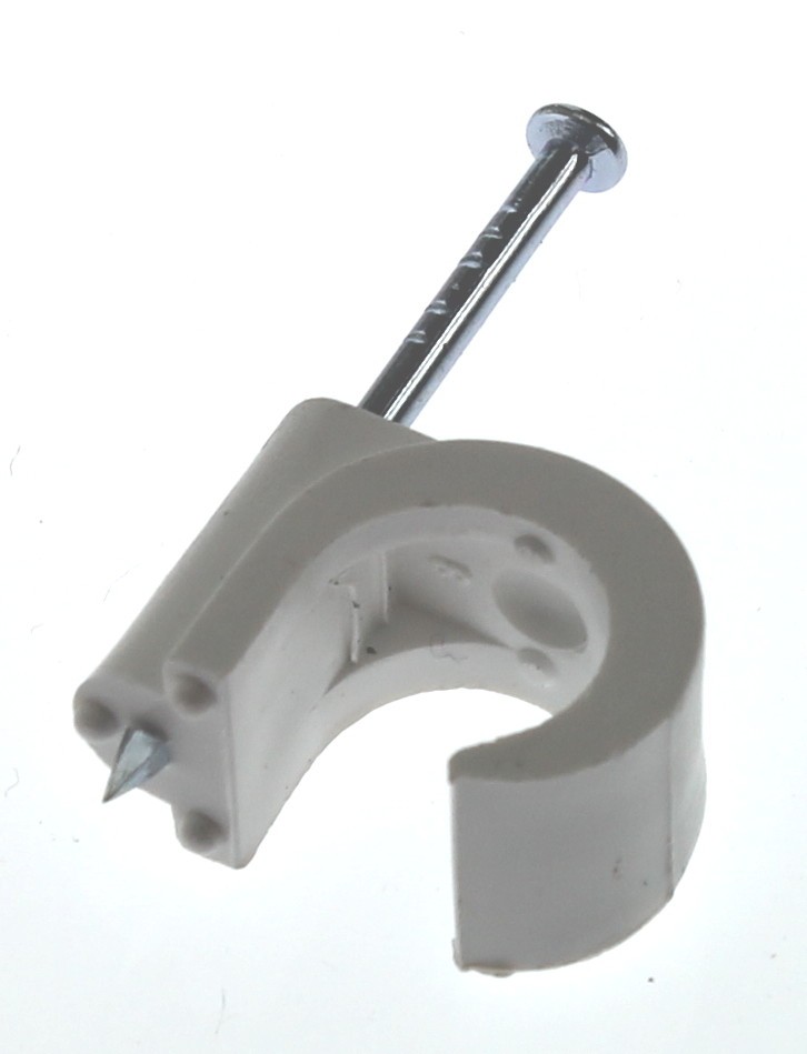 Spijkerclips Kabelbeugel 11-15Mm Wit P.100St Nr 700