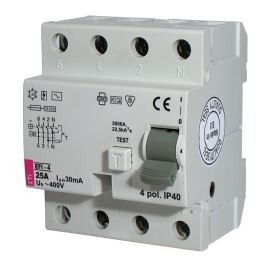 Eti Aardlek Schakelaar 40Amp 30Ma 3-Fase + N 4-Polig 002062543
