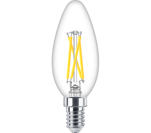 Philips VLE Led Filament Kaarslamp E14 2.5W- 25W 822-827 Helder Dimtone 32505000 glas