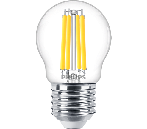Philips VLE Led Filament Kogellamp E27 3.4- 40W 827 Helder Dimbaar 3551400 glas