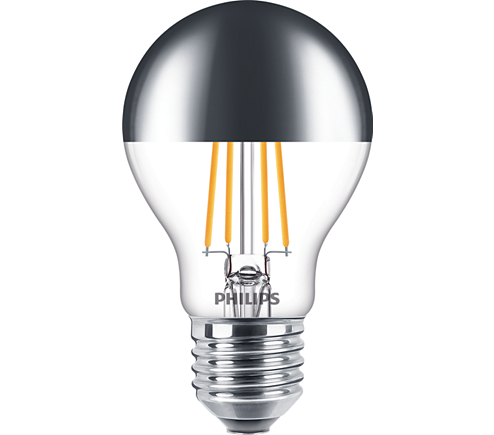 Philips Led Master VLE Kopspiegel E27 7,2W- 50W Helder 827 650L 36122500 Dimbaar glas