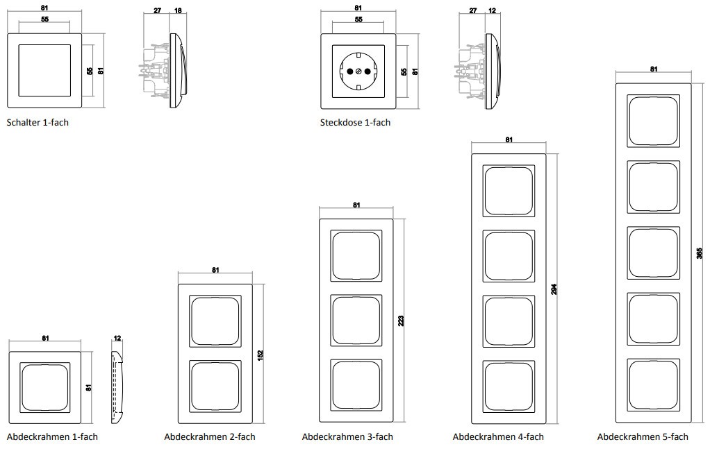 Busch/J Afdek Dimmerknop Tastdimmer 6543-914-102 Echt Wit