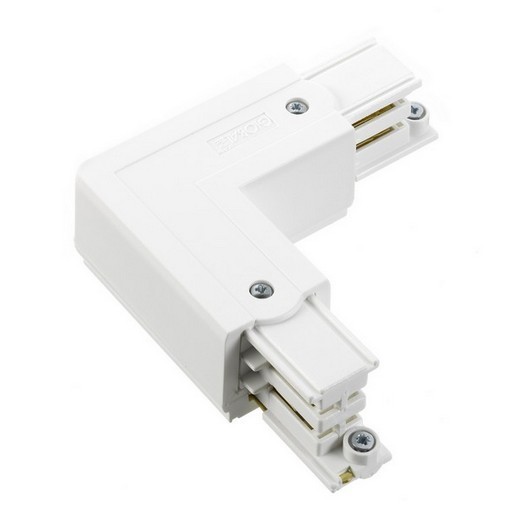 Nordic 3-Fase Spanningsrail xts 35-3 L Connector Buitenzijde Wit