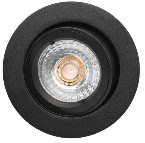 SG. LED Inb. Spot Jupiter 914930 GU10 Zwart Gat 83MM R94MM H110 IP44
