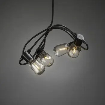 Konstsmide Lichtsnoer 2378-800 10 lampen IP44 Standaardlamp 2400K