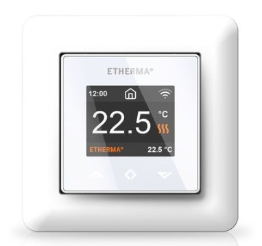 Etherma eTOUCH-PRO-1 Wifi Thermostaat, 5-40�C 16A Wit RAL9003 41236