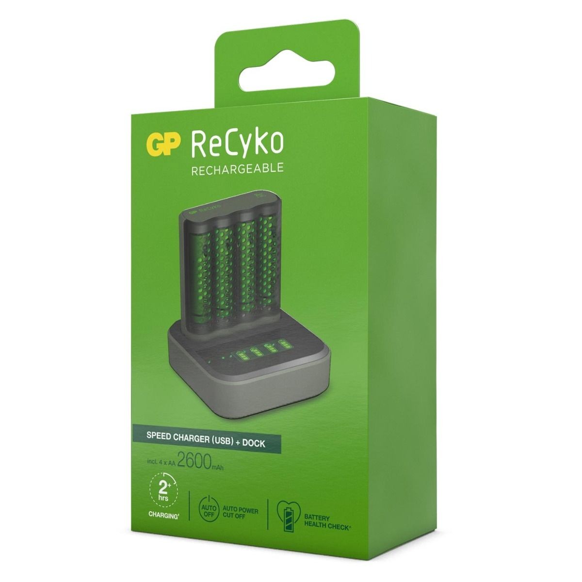 G.P Oplader USB M451 4XAA 2600MAH ReCyko Dockingstation