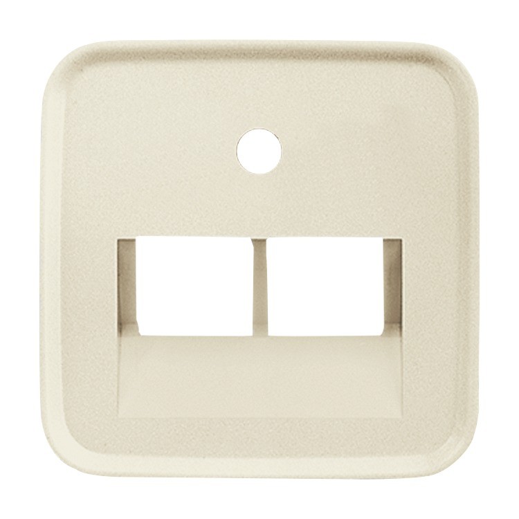 Busch-Jaeger Reflex SI Centraalplaat 2xUTP 1803-02-212 Creme