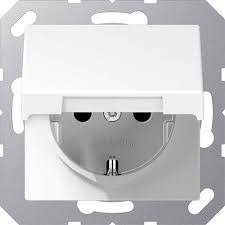 Jung As500 Basis Inbouw Wcd 1-Voudig Ra A1520NBFKL Klapdeksel Creme