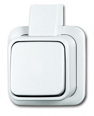 Busch/J Opbouw Schakelaar Wissel 2601/6 Apjw 1042-0-1025