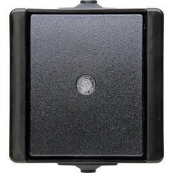 Kopp WD. Waterdicht Proaqua Schakelaar Puls Licht IP44 Zwart 540397002