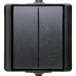 Kopp Proaqua Schakelaar Serie IP44 Zwart 540505003