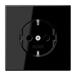 Jung Ls990 Basis Inb. Wcd 1-V Ra. LS1520NSW Zwart Glans