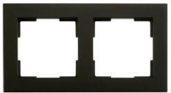 ION-Ind Afdekraam 2-voudig V1 Mat Zwart 80.30.0020