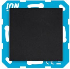 ION-Ind Afdek Blindplaat V1/J1 Mat Zwart 21.30.0016