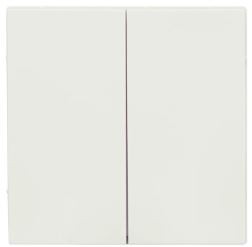 ION-Ind Afdek Tastdimmer Duo Knop V1/J1 Mat Wit Alpin 80.30.0185