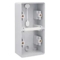 Niko New Hydro Grijs Opbouwdoos 2-V 2x Soepele Ingangen 700-83201