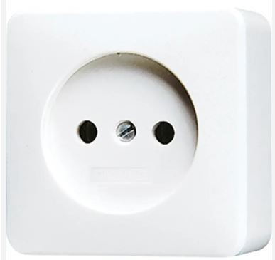JUNG AP600 Echt Wit Opbouw 1-V WCD 611AWW Zonder Randaarde