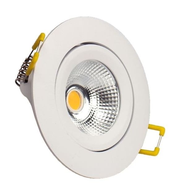 LED Inbouw Spot Wentel Thin 70mm gatmaat 82mm buitenmaat Rond Wit 5/7W 3CCT/DTW 136-800