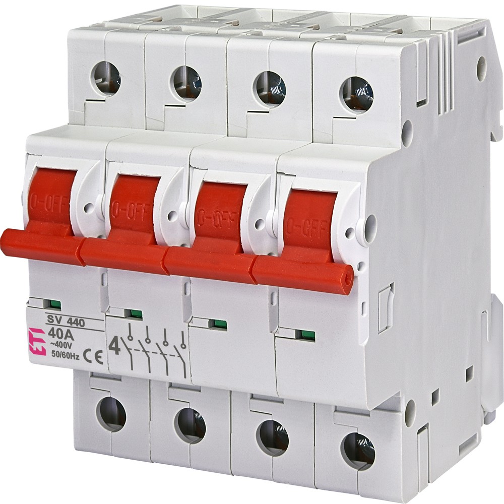 Eti Hoofdschakelaar 40Amp 4-Polig Sv440 4-Modules 2423423