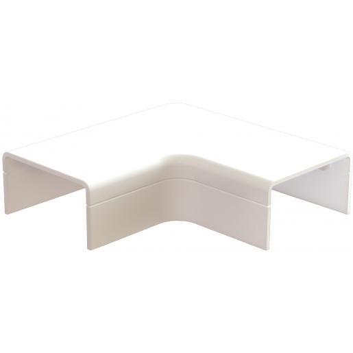 Canalit Systeem25 Echt Wit Platte Bocht 25X13 Cs25Pbw Per 2(Haaks)