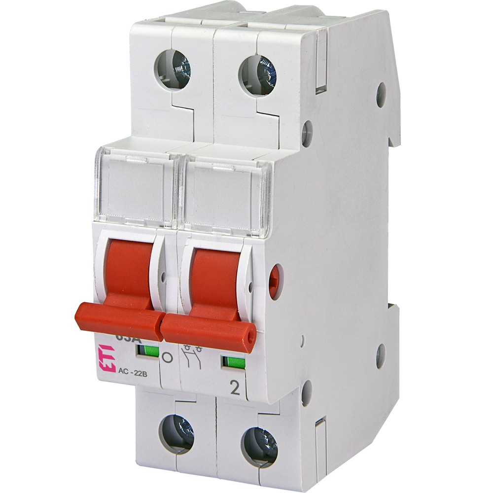 Eti Hoofdschakelaar 63Amp 2-Polig Sv263 2-Modules 2423214