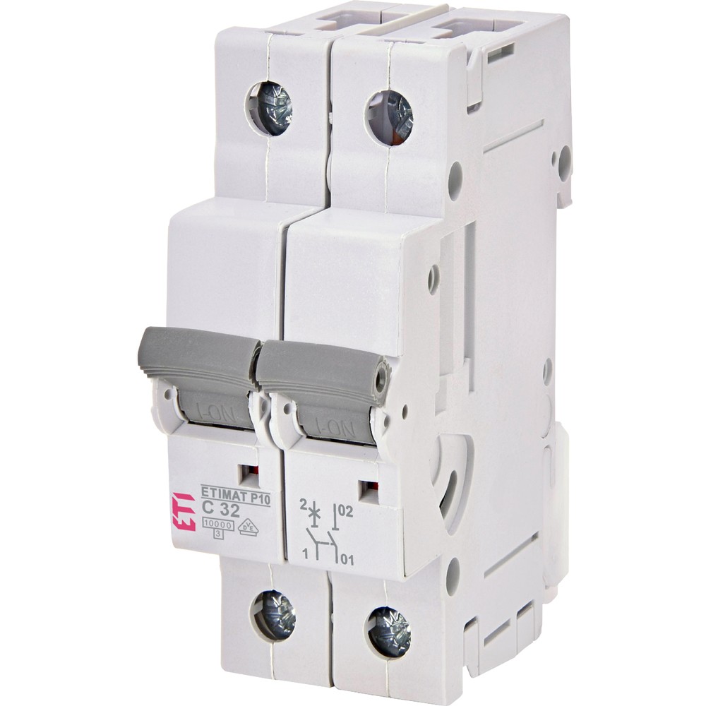 Eti Etimat10 Installatie Automaat 32Amp C-Kar 1-Fase+N 2-P 230V 002141