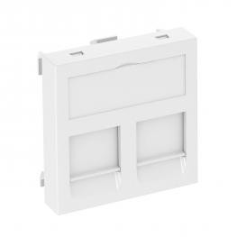 OBO Wandgoot Rapid 45-2 UTP Datadrager 1- Mod-45 2xRJ45 Recht 6119214