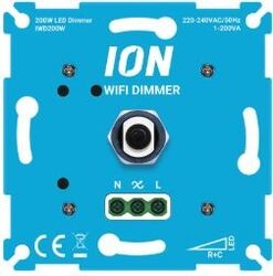 Ionled Inb. Leddimmer WiFi Dimmer 0- 200W RC Excl Knop 30mm diep 2draa