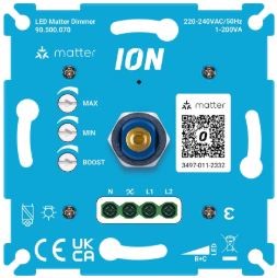 ION Ind Universele LED Dimmer 0.3- 200W 90.500.070 MATTERdimmer