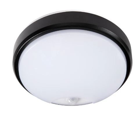 Robus Led plafondiere Ohio Opb. PIR 8/12/18W Wit/Zwart 3/4/65K