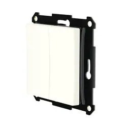 Plejd WPH-01-EW Wandschakelaar Plak 1-V en 2-V Draadloos 55x55mm EW