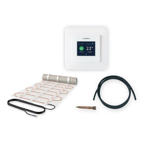 Etherma Vloerverwarmingset voor tegels eTOUCH eco 3m² 480W 36670