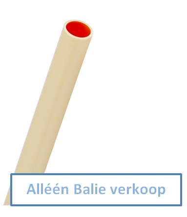 Installatiebuis Starre Pvc Pijp 5/8 16Mm Crème Lengte 4meter Low Friction