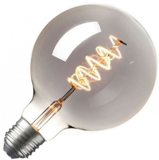 HP-Led Flexled Titanium Globe R95 4W E27 2200K 160L Dimbaar HP-G95-4w