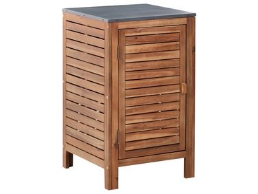 Meuble de cuisine d'extérieur BRUCOLI Acacia Marron