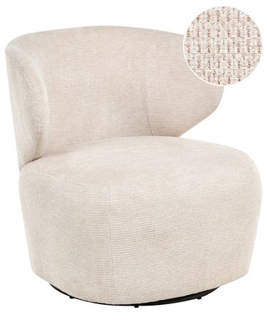 Draaifauteuil ALVDAL Stof Beige